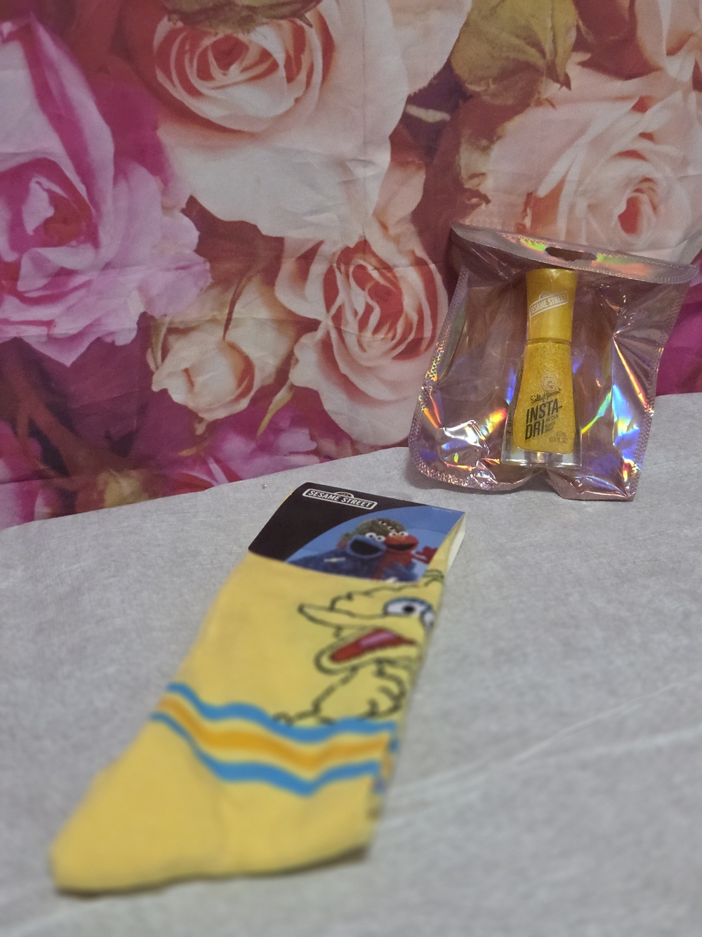 Big Bird Yellow Crew Socks
